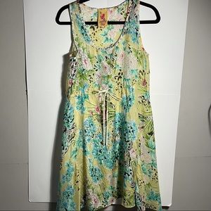 Johnny Was silk floral dress